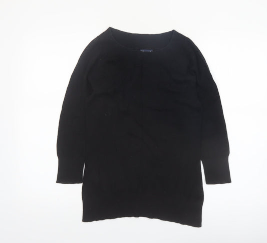 Gap Women’s Black Cotton Crew Neck Long Sleeve Jumper M
