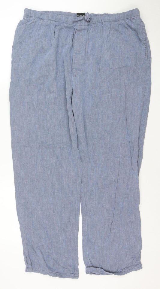 Autograph Women’s Blue Cotton Relaxed Trousers XL