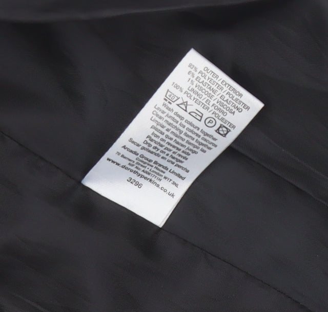 Additional view of Dorothy Perkins Women’s Black Pinstripe Blazer, size UK 10, Regular Fit