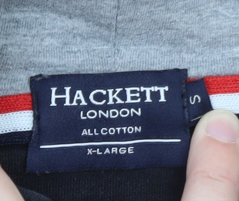 Hackett Men's Black XL Full Zip Aston Martin Racing Hoodie