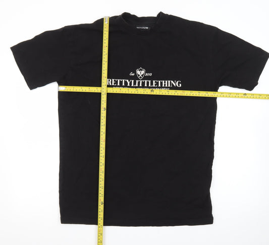 PrettyLittleThing Women’s Black XS Basic Cotton T-Shirt