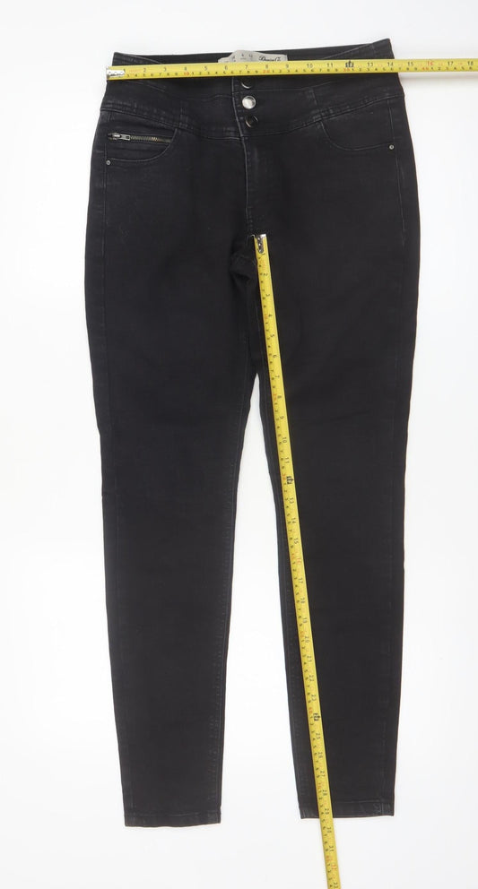 Denim Co. Women’s Black Skinny Jeans Size 10 Stretch Denim