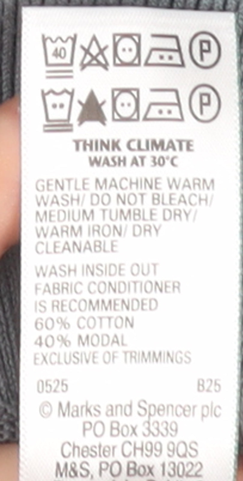 Marks and Spencer Men's Pewter 1/2 Zip High Neck Jumper Size L