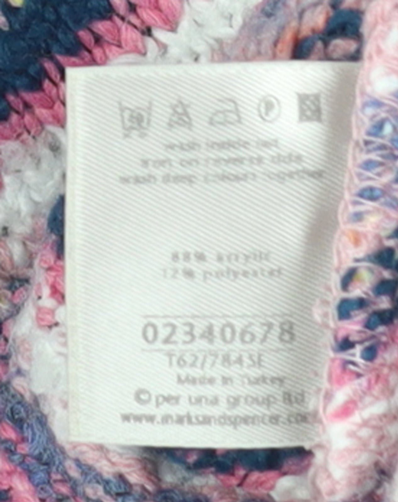 Marks and Spencer Per Una Women’s Multicoloured Striped Cardigan Size 16