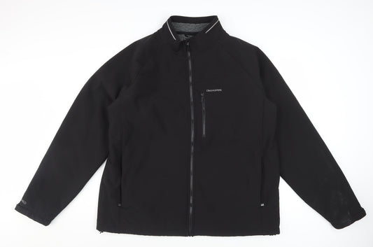 Craghoppers Men’s Black 2XL Softshell Jacket Windproof Water Resistant