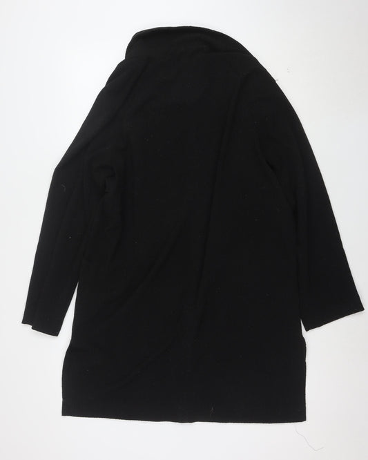 Warehouse Women’s Black Crepe Blazer Size 12 Regular Fit