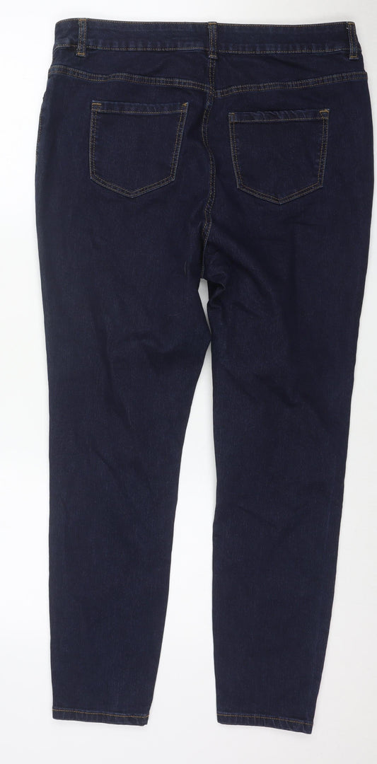 George Women’s Blue Size 16 Short Denim Jeans Slim Fit Stretch Cotton