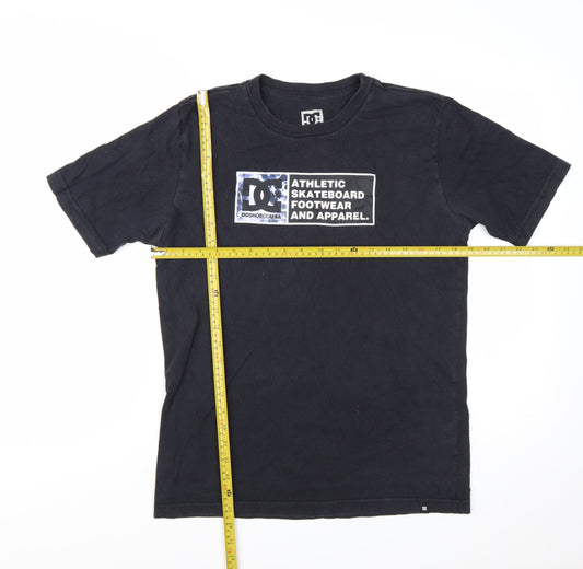 DC Shoes Boys Black XL 16 Graphic Skateboard Cotton T-Shirt