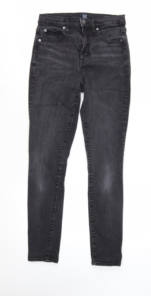 Gap Women Black True Skinny Denim Jeans Size 10 Regular