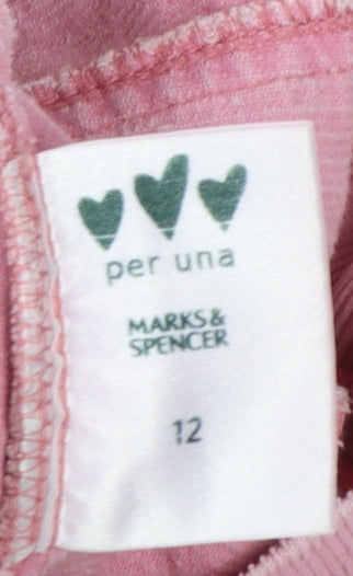 Marks and Spencer Per Una Pink Corduroy Women’s Jacket Size 12