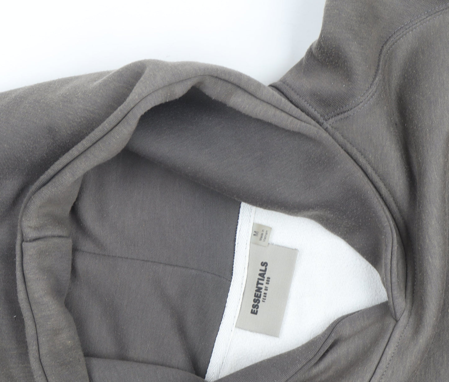 Fear of God Essentials Men's Grey Pullover Hoodie Size M