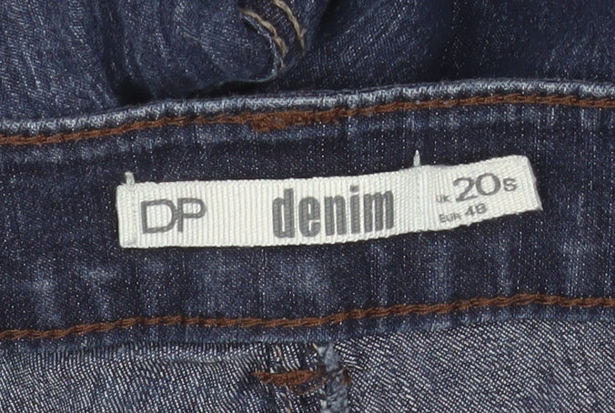 DP Denim Women’s Blue Straight Jeans Size 20 Stretch Fit