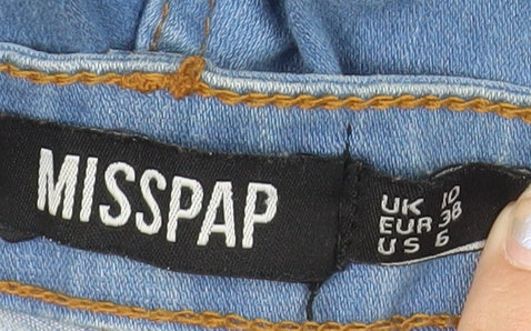 Misspap Women's Blue Distressed Skinny Jeans Size 10