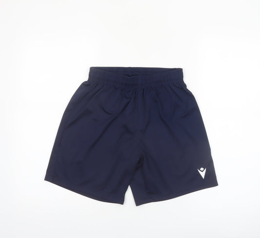 Macron Men's Blue Athletic Sports Shorts Size S