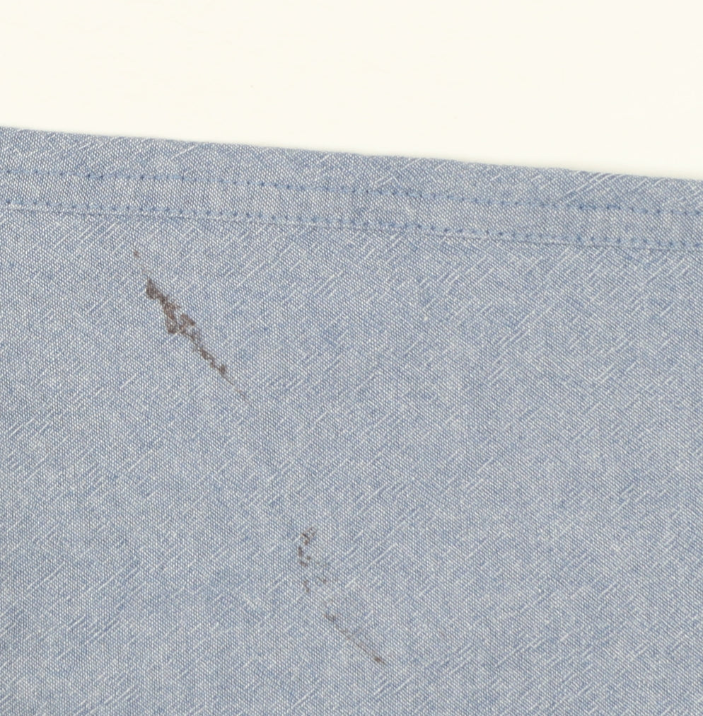 Cotton Traders Womens Blue 3XL Chambray Cropped Trousers