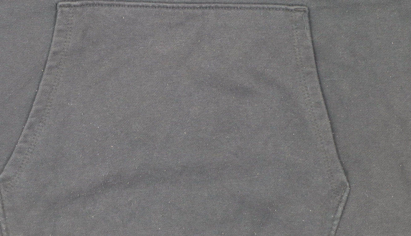Champion Men's Black XL Pullover Hoodie with Embroidered Logo