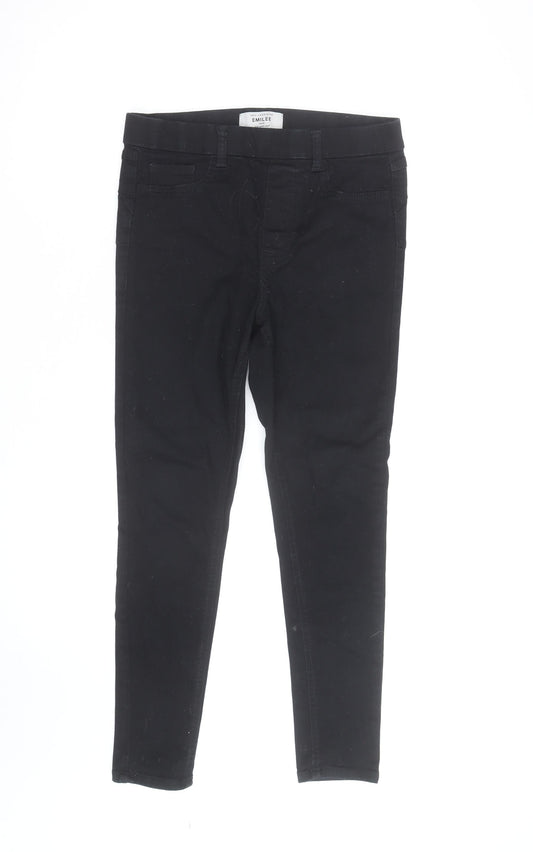 New Look Women Black Jegging Size 10 Skinny Stretch Trousers