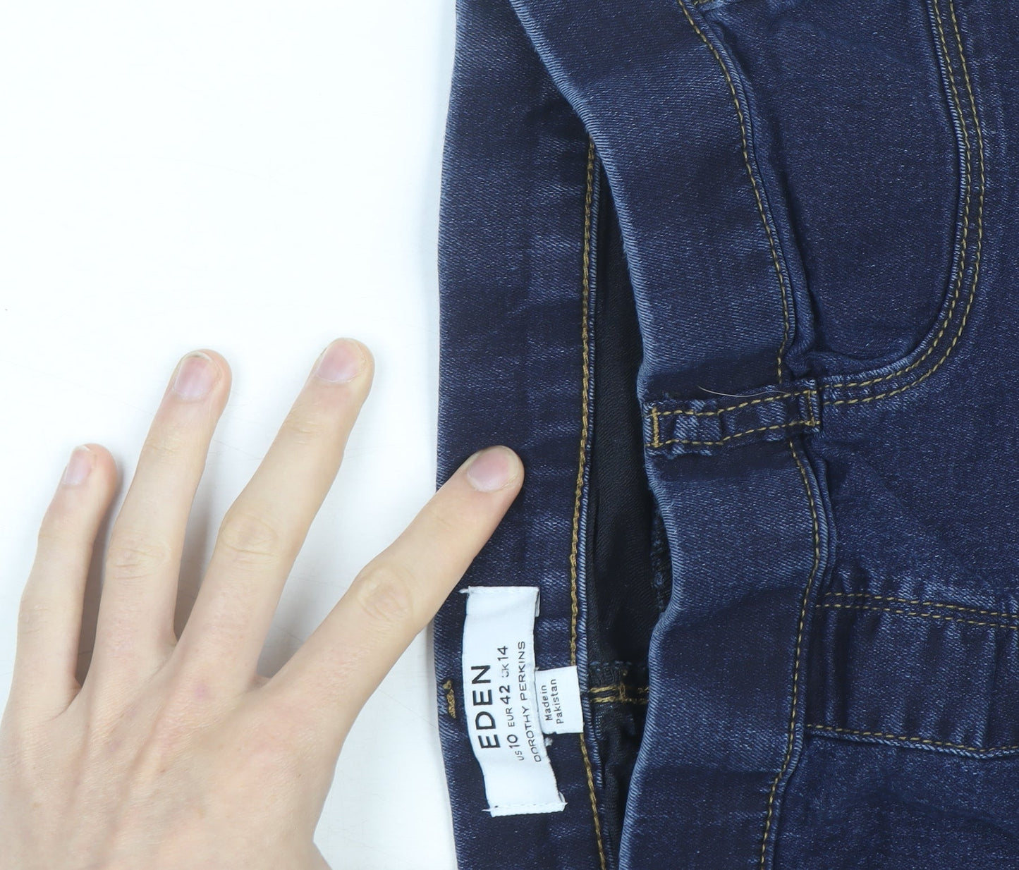 Dorothy Perkins Women's Blue Size 14 Eden Slim Jegging Jeans