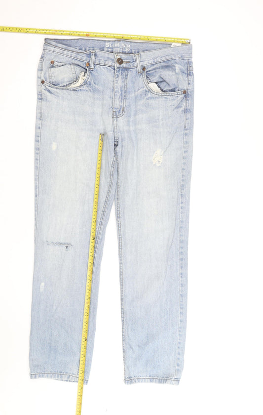 New Look Men's Light Blue Slim Fit Denim Jeans W34 L30