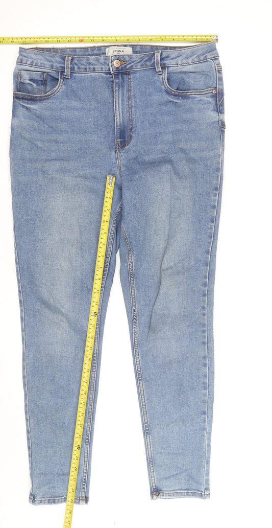 New Look Women Blue Jenna Skinny Denim Jeans Size 6 Slim Fit