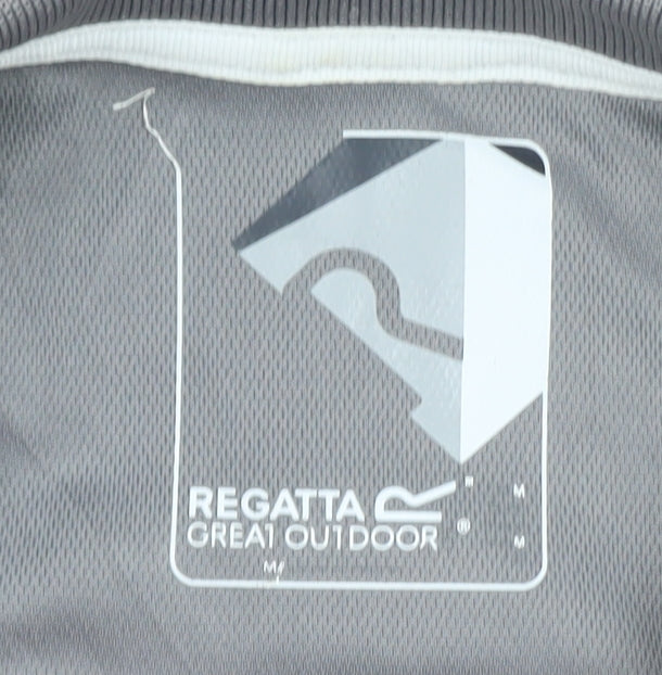 Regatta Mens Grey Short Sleeve Quick Dry Polo Shirt M