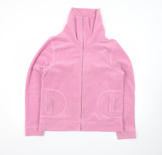 Berkertex Womens Pink Fleece Full Zip Jacket Size 16