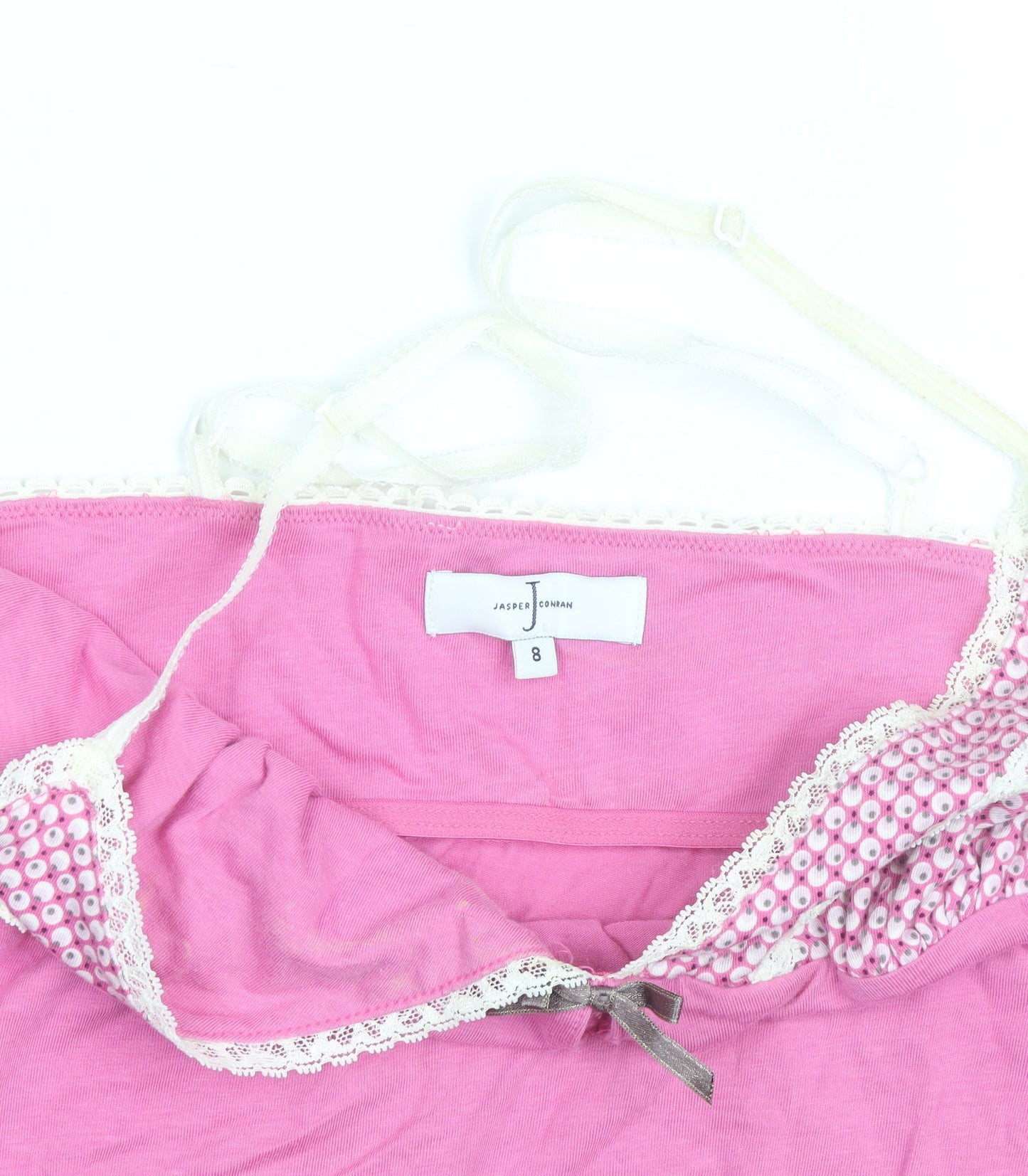 Jasper Conran Women Pink Camisole Tank Top Size 8 Lace Detail