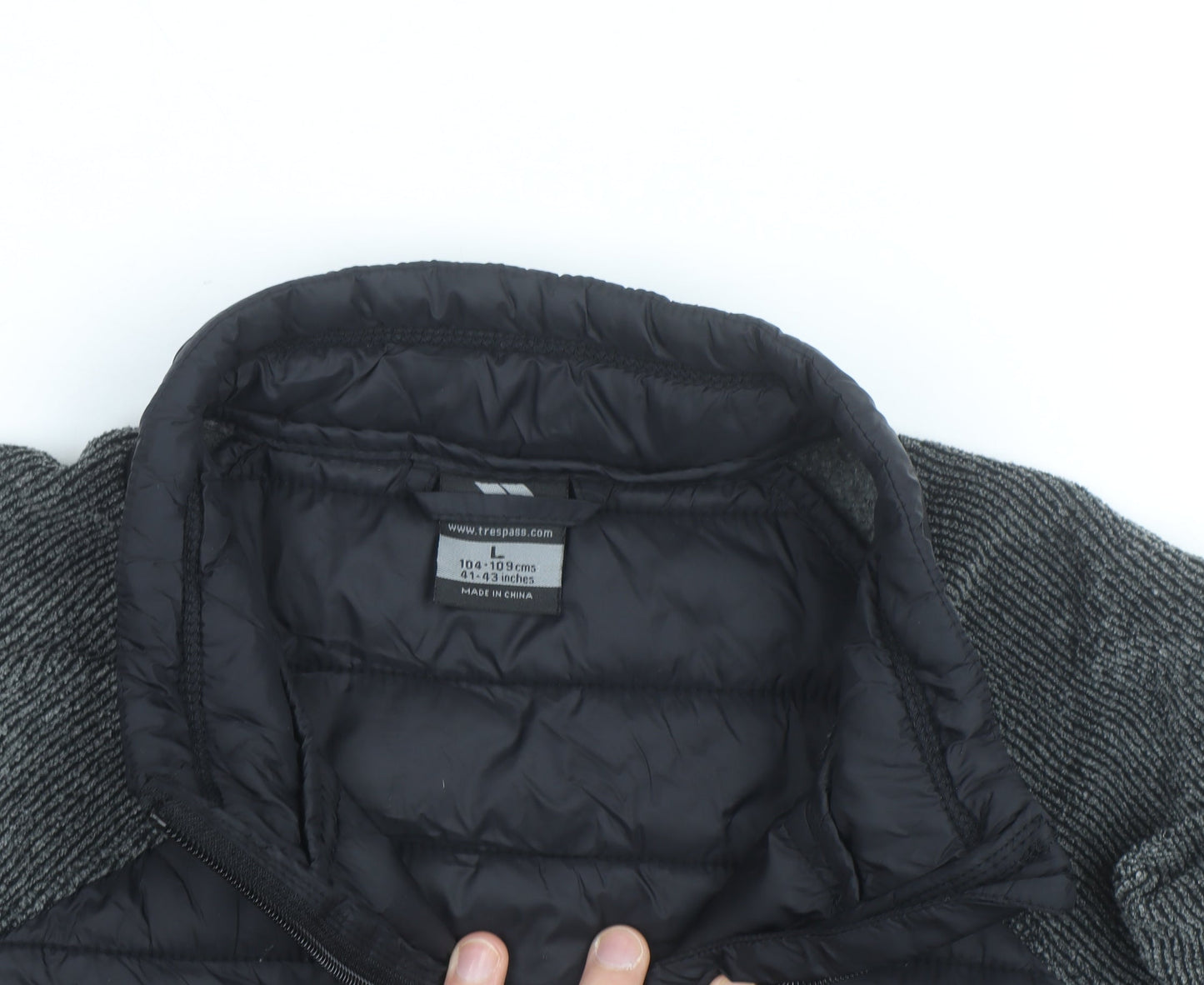 Trespass Mens Black M Lightweight Full Zip Outdoor Jacket