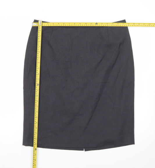 Calvin Klein Women's Black Size 14 Pencil Skirt Workwear