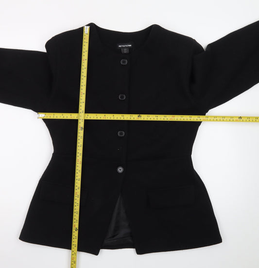 PrettyLittleThing Women’s Black Size 14 Single-Breasted Blazer