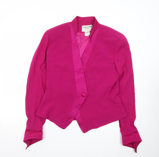 Daymor Couture Women's Pink Wrap Blouse Size 12 Formal Wear