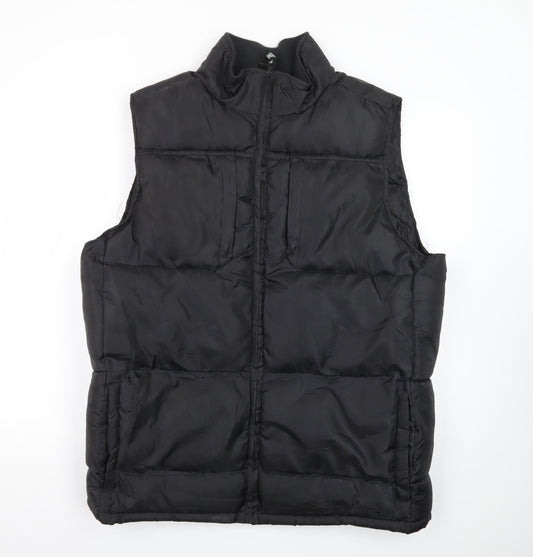 Fahrenheit Active Men's Black Puffer Waistcoat L Regular Outdoor