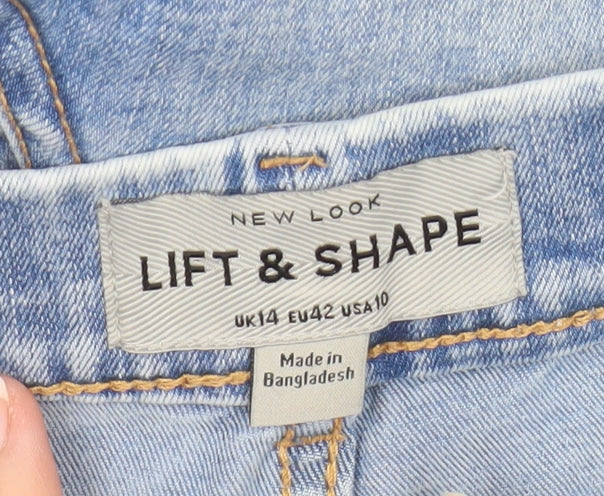 New Look Women’s Blue Lift & Shape Skinny Jeans Size 14 Regular