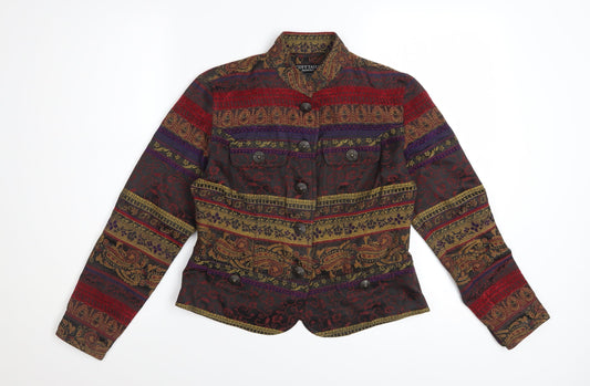 Scott Taylor Women’s Multicoloured Petite Paisley Military Jacket S