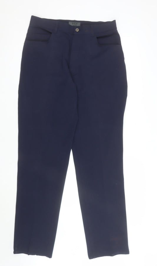 Voi Jeans Men's Blue Slim Fit Chino Trousers 34L