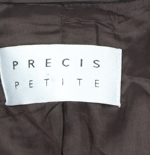 Precis Petite Women Black Size 16 Single-Breasted Suit Jacket