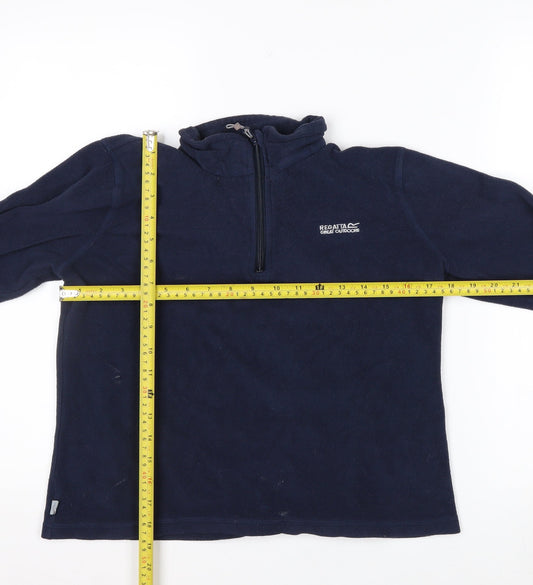 Regatta Great Outdoors Women's Navy Fleece Pullover Sweatshirt UK 10