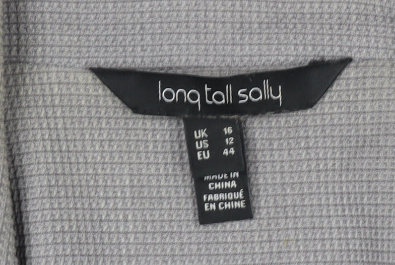 Additional view of Long Tall Sally Women's Grey, size 16, Classic Tailored Blazer