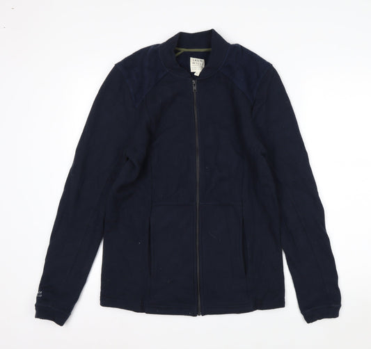 Jack Wills Men's Blue XS Wool Cotton Full Zip Jacket