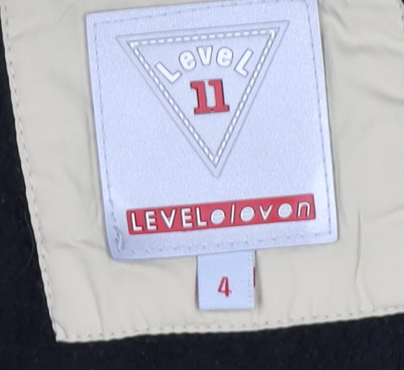 Additional view of Level Eleven boys’ beige hooded puffer jacket 4 years lined winter coat
