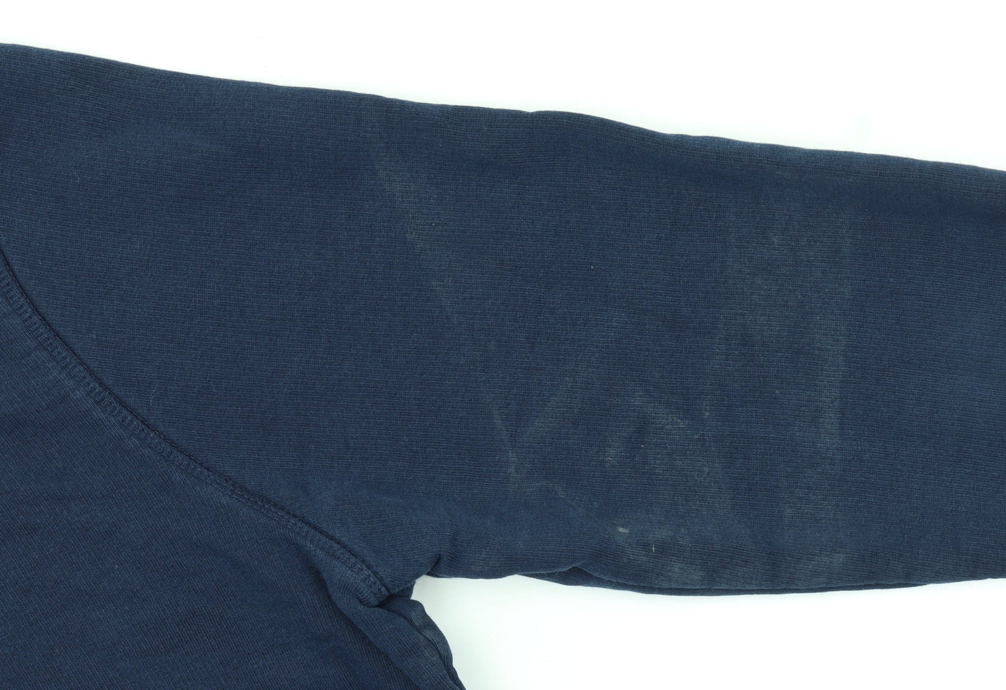 Reiss 1971 Men’s Blue Henley Sweatshirt XL Cotton Button Pocket