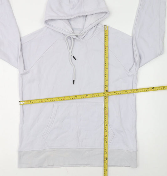 Under Armour Women's White Pullover Hoodie Medium Loose Fit Casual Wear