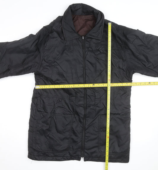 Essentials Women's Black Size 14 Quilted Puffer Jacket