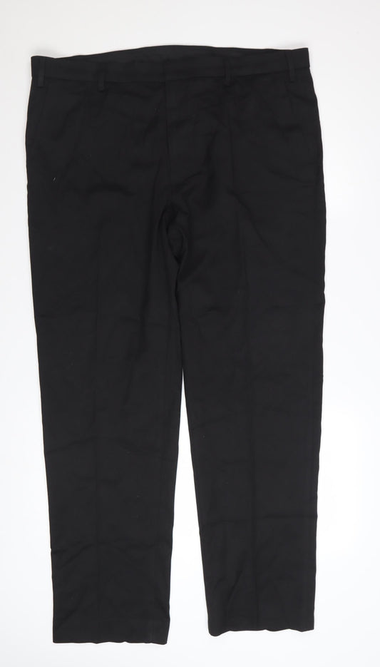 Marks and Spencer Men's Black 40R Dress Pants Trousers