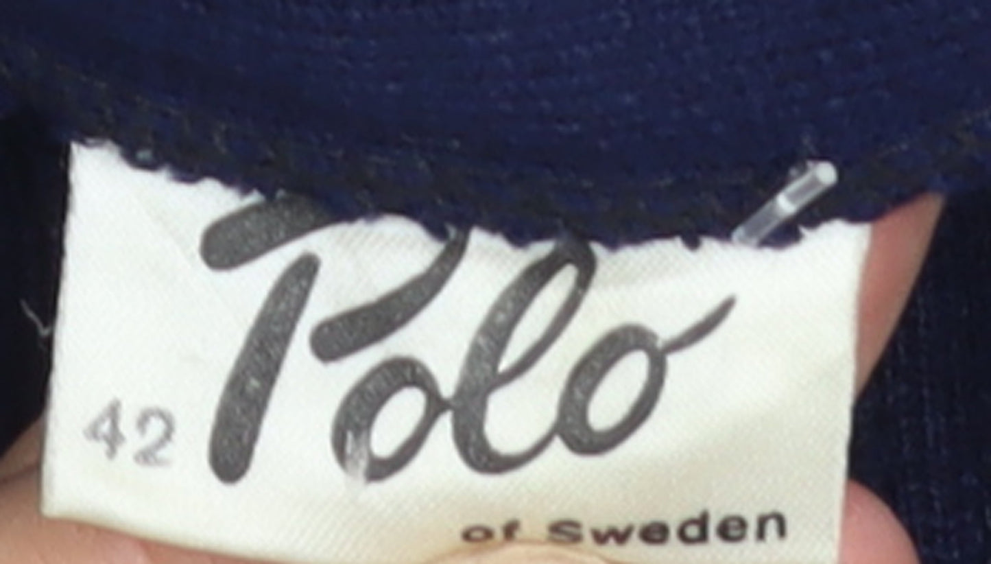 Polo of Sweden Women’s Navy Double-Breasted Wool Blazer UK 14