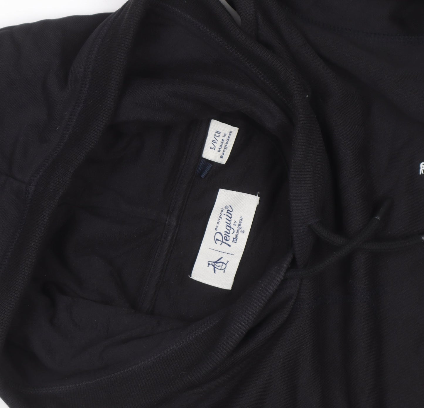 Original Penguin Men's Black Pullover Hoodie Size S Regular Fit