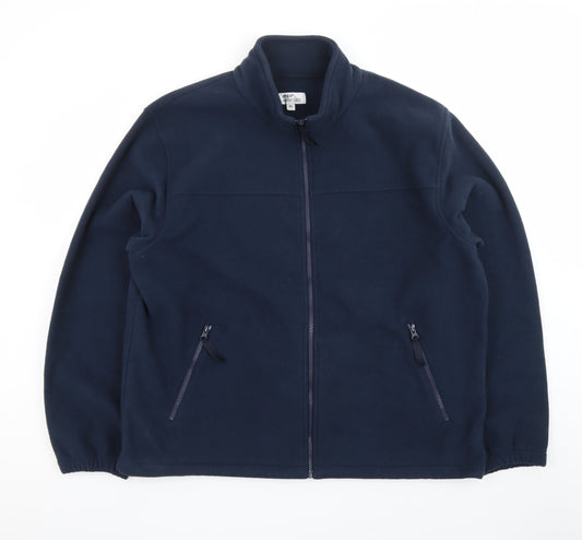 Arco Essentials Men’s Blue Fleece Zip Jacket XL Workwear