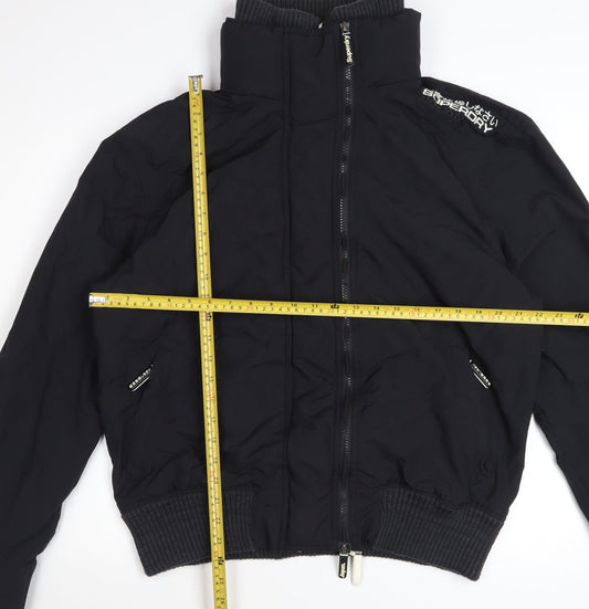 Superdry Men's Black 2XL Windbomber Bomber Jacket