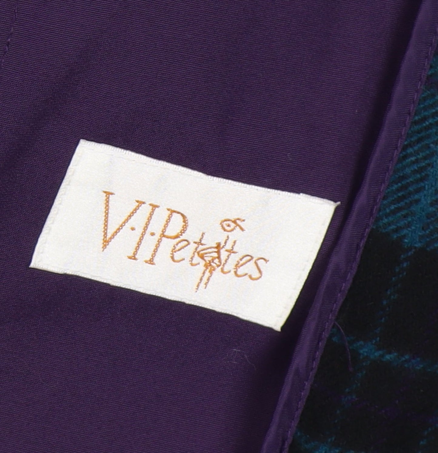V.I.Petites Women's Purple Belted Trench Coat Size 10 Petite