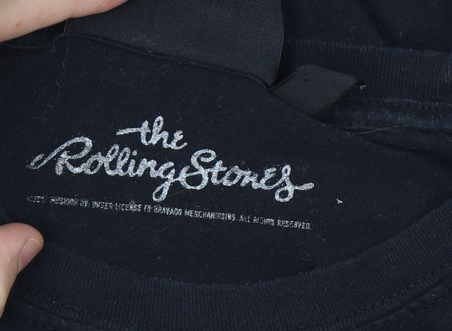 And Finally Men’s Black The Rolling Stones 1975 US Tour Graphic T-Shirt Size S